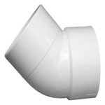 PVC 45 ST. ELBOW SCH40