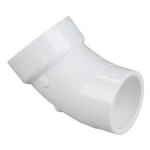 PVC DWV 45 STREET ELBOW