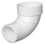 PVC DWV 90 STREET ELBOW