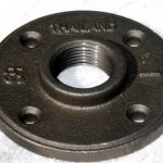 BLACK FLOOR FLANGE
