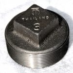 BLACK PLUG MALLEABLE IRON