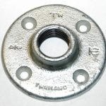 GALVANIZED FLOOR FLANGE