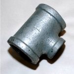 GALVANIZED REDUCING TEE
