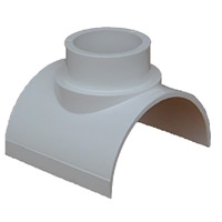 PVC SADDLE SCH40 (ODxS)