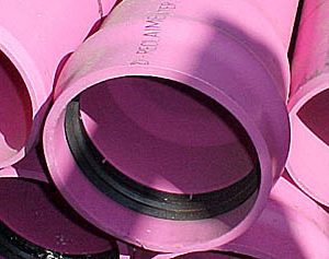 PVC PIPE C905 DR18 PURPLE X 20' GASKET