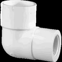 PVC 90 ST ELBOW SCH40(SPIGxS)