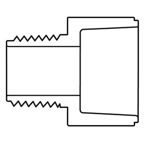 PVC MALE ADAPTER SCH80 (MS)