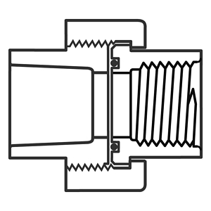 PVC UNION SCH80 (ST)