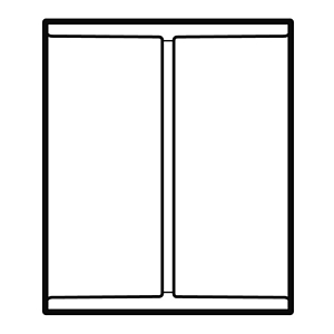 PVC DWV REDUCED COUPLING