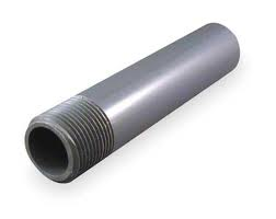 PVC NIPPLE TOE SCH80  1"