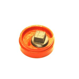 GROOVED CAP WITH HOLE