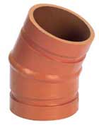 GROOVED 22-1/2 ELBOW