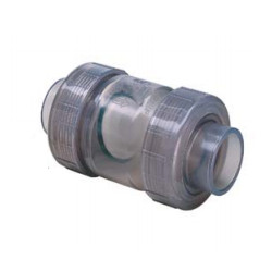 Clear PVC Utility Swing Check Valve