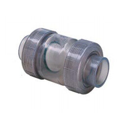 Clear PVC Utility Swing Check Valve